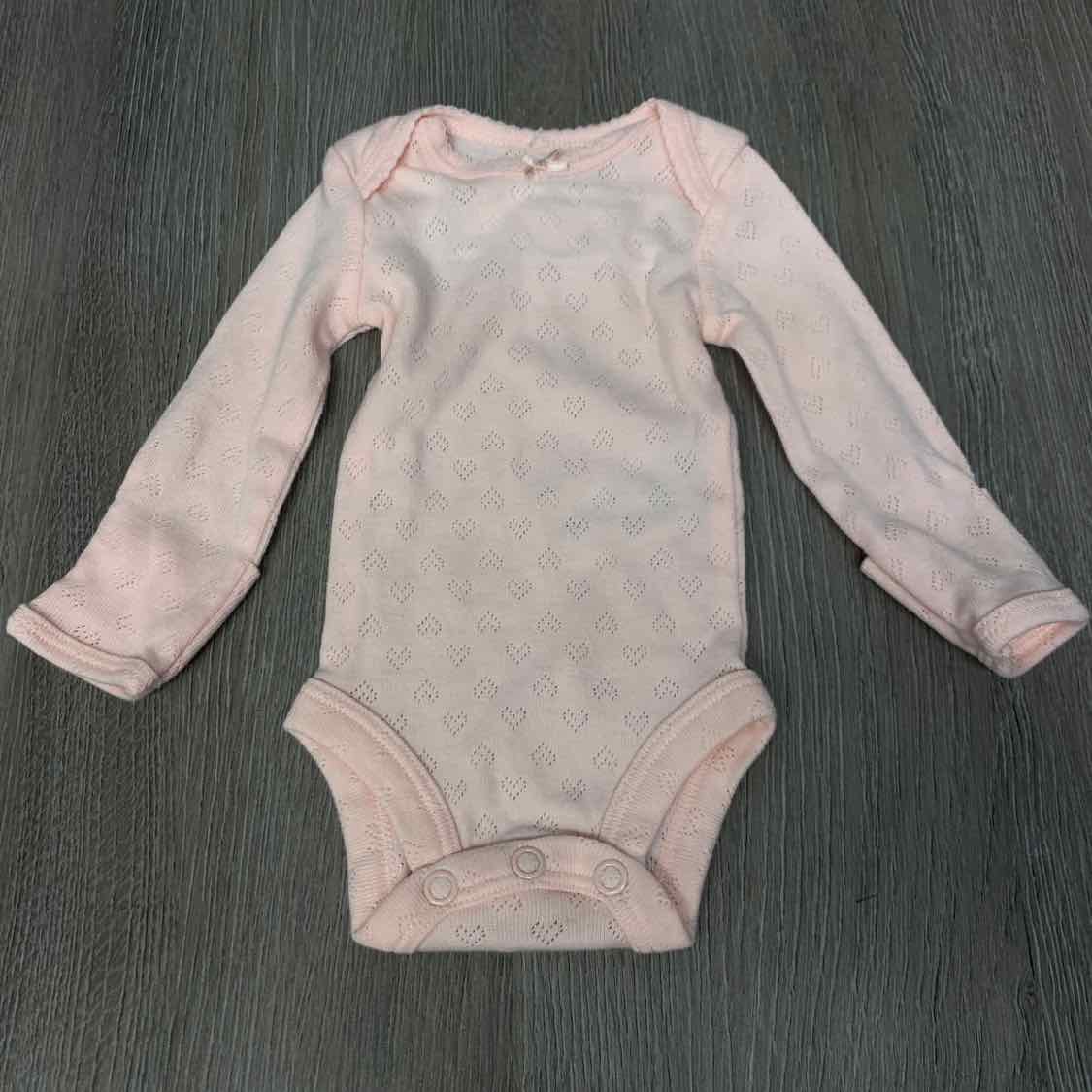 Size Preemie Pink Carter's Bodysuit