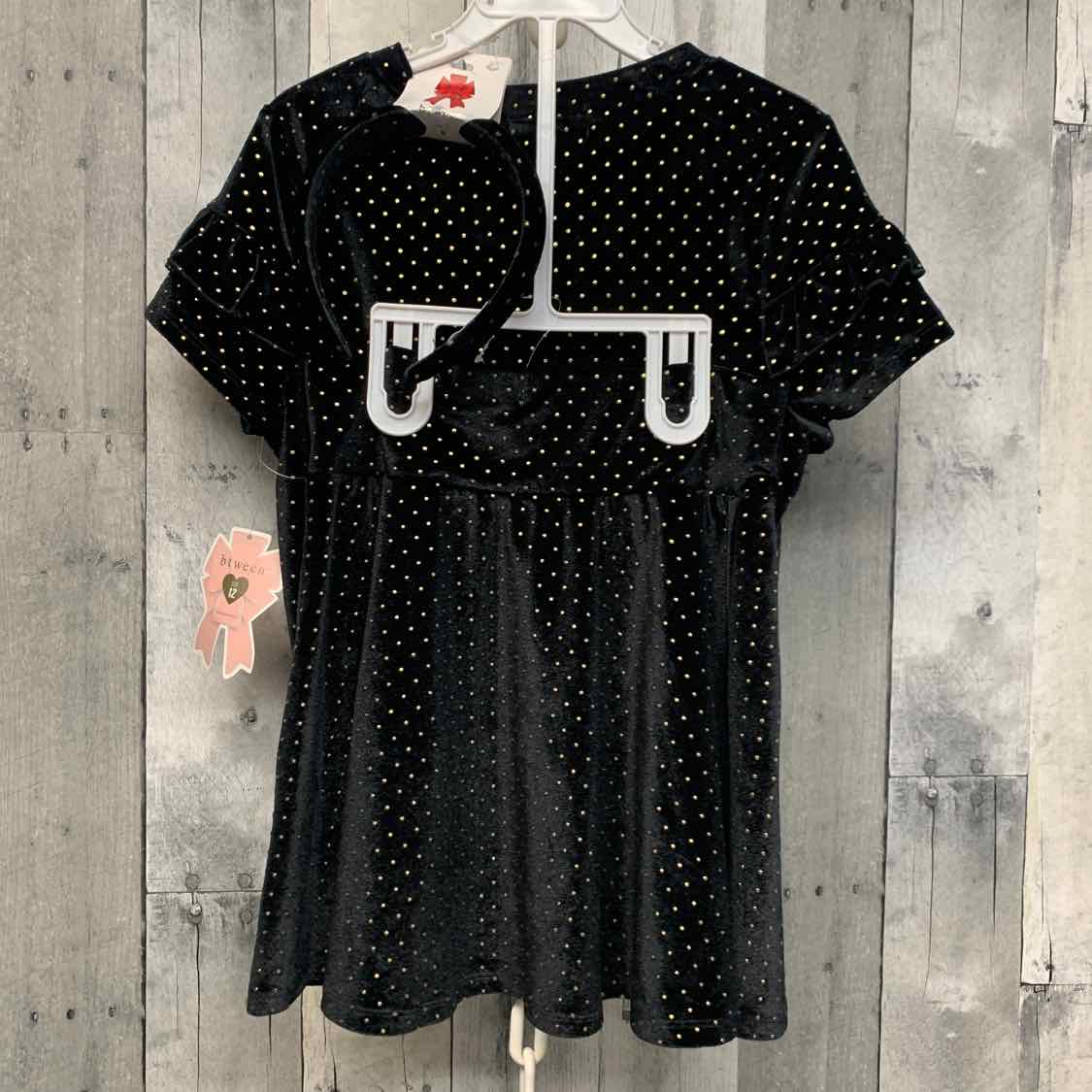 Size 12 Black/Gold Btween Shirt/Skirt