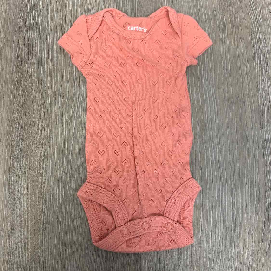 Size Preemie Pink Carter's Bodysuit