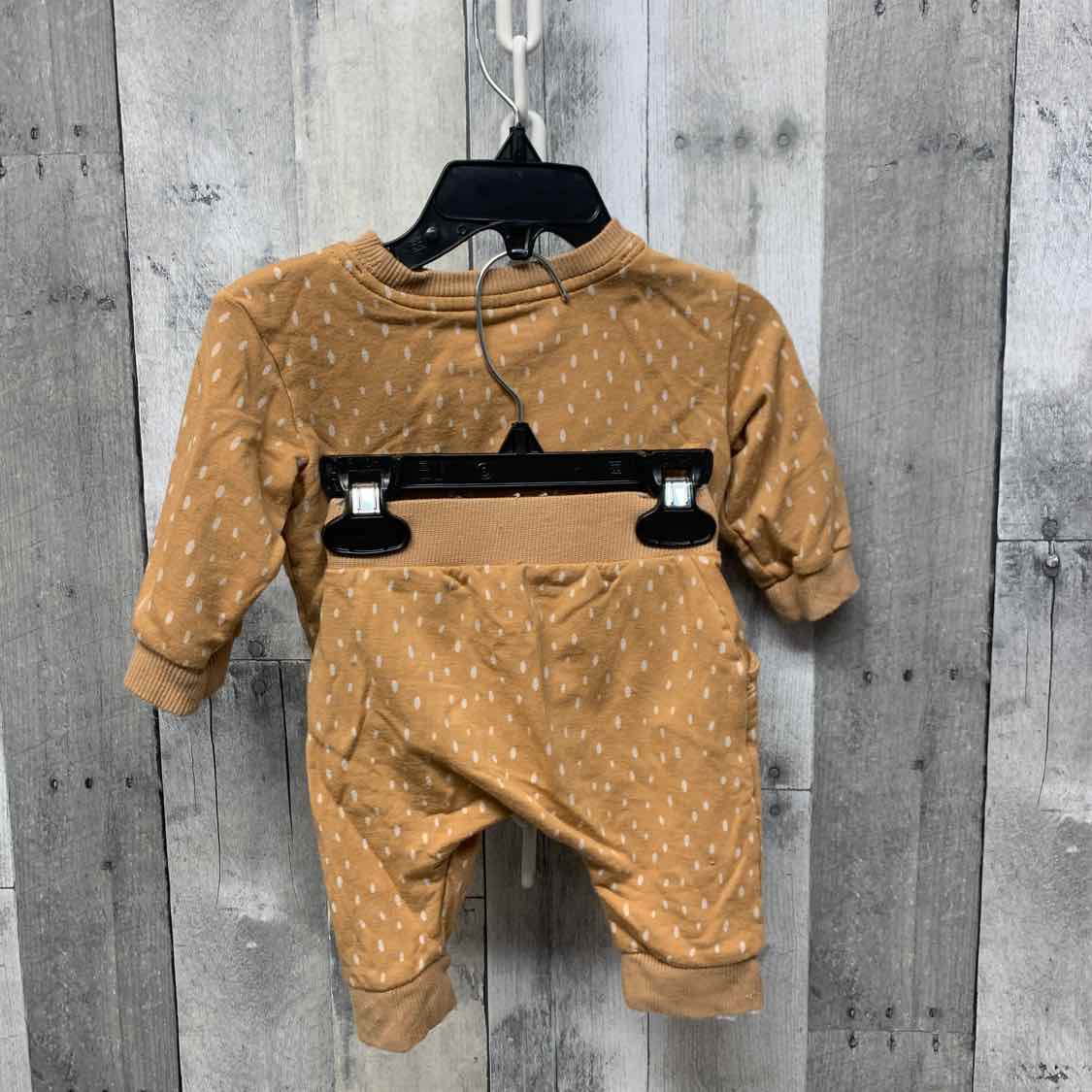 Size 0-3 Months Brown Cloud Island Shirt/Pants