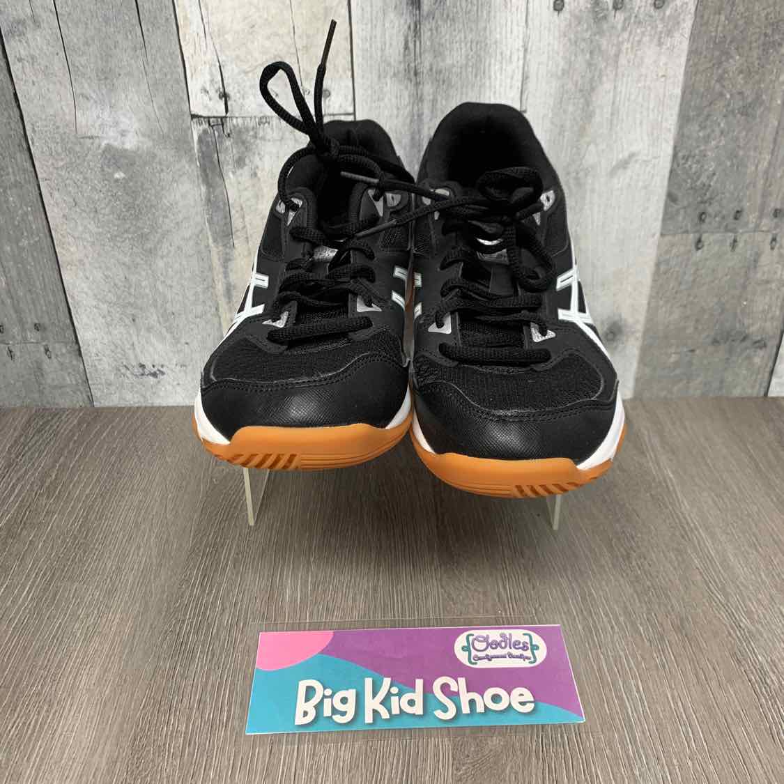 Size 7.5 Black/White Asics Sneakers