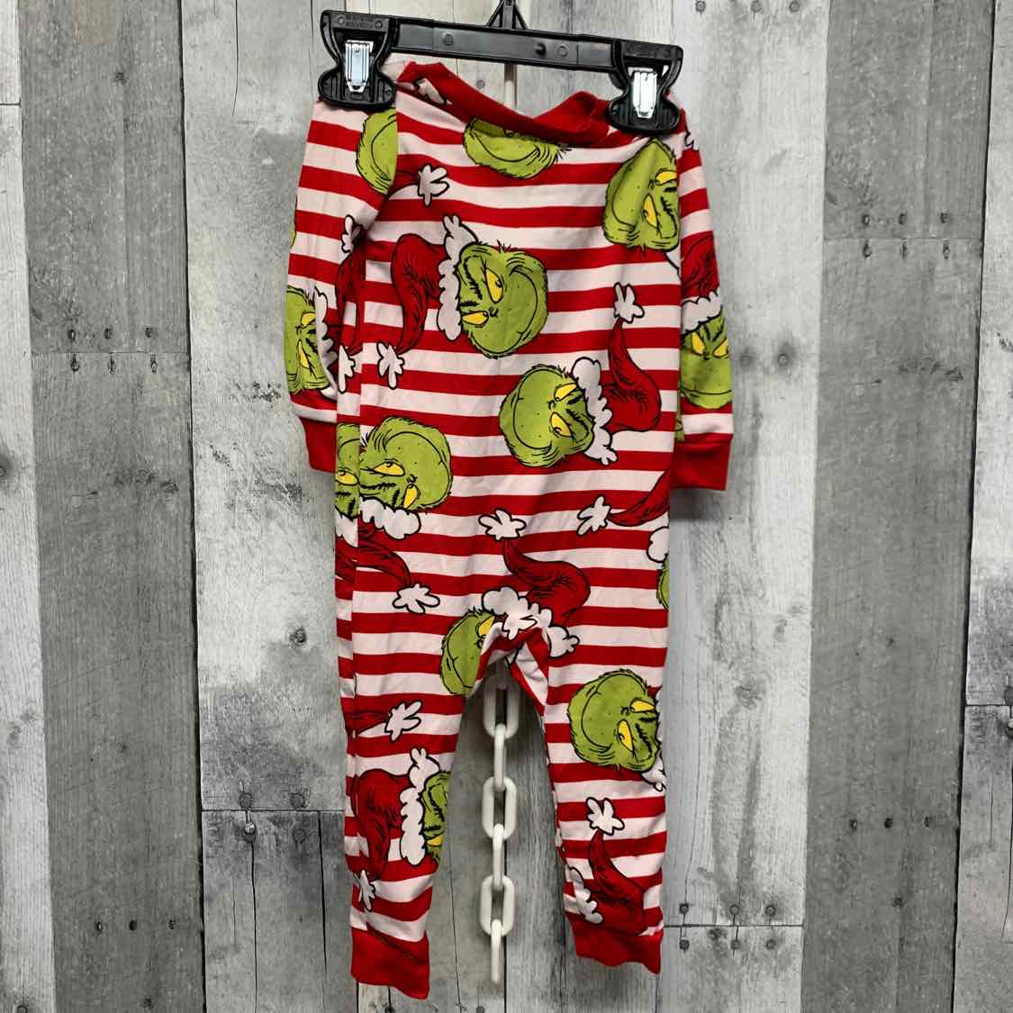 Size 6-9 Months Red/Green Dr Seuss Footy PJs