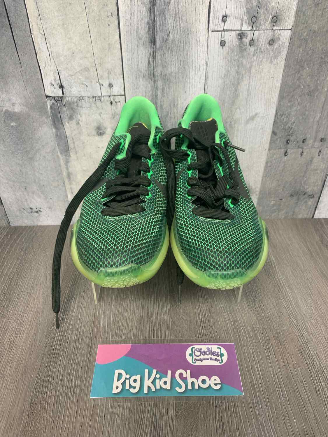 Size 4 Green/Gray Sport Brand Sneakers