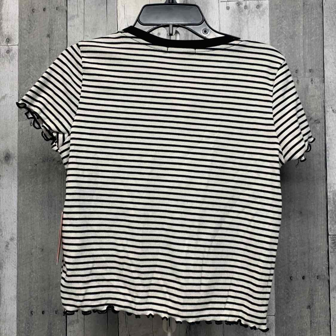 Size Large White/Black B Brand T Shirt