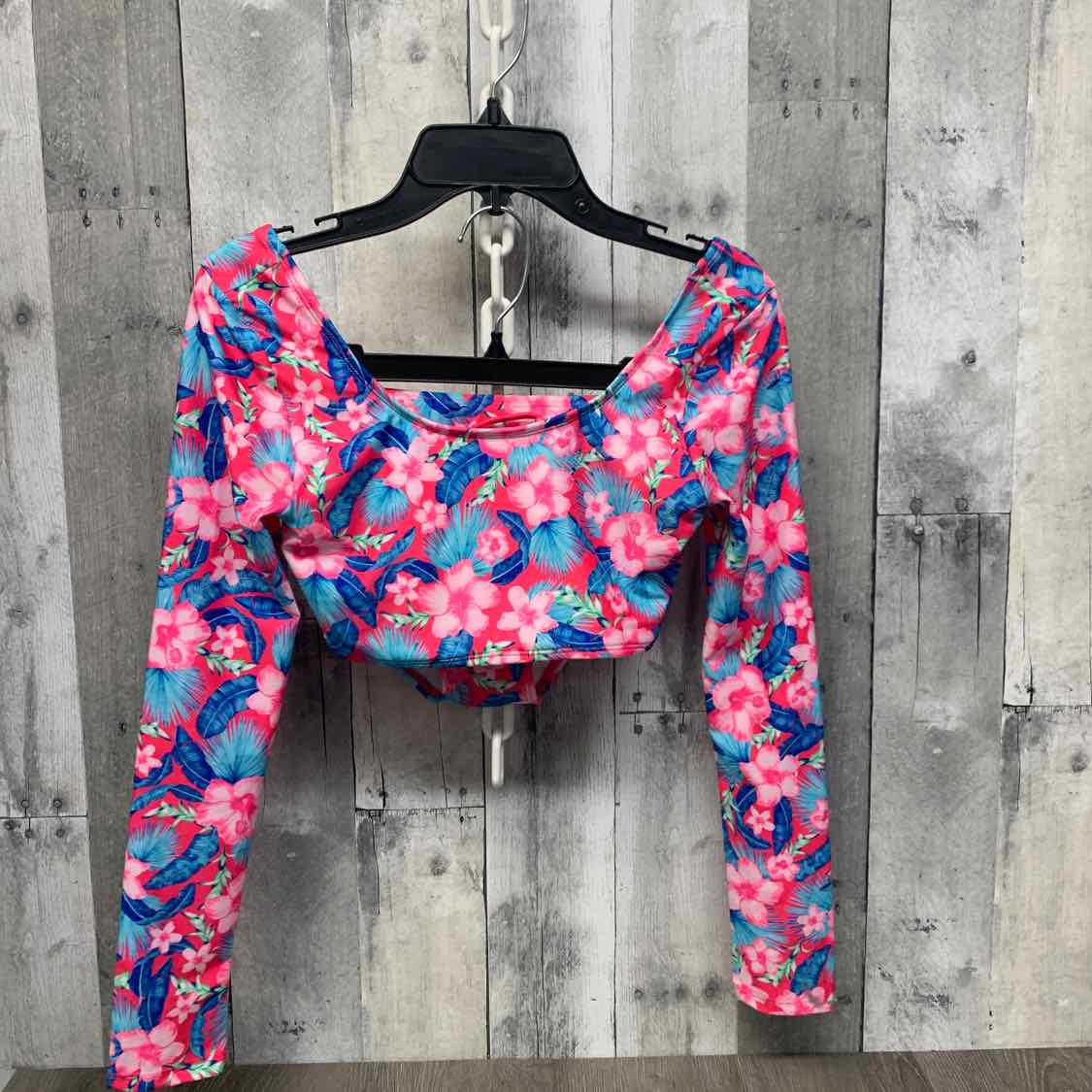 Size 10/12 Pink/Blue Art Class Swim Suit - 2pc+