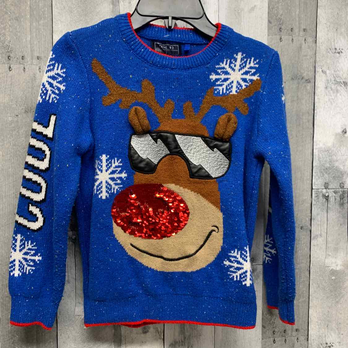 Size 8 Blue Print Next Sweater