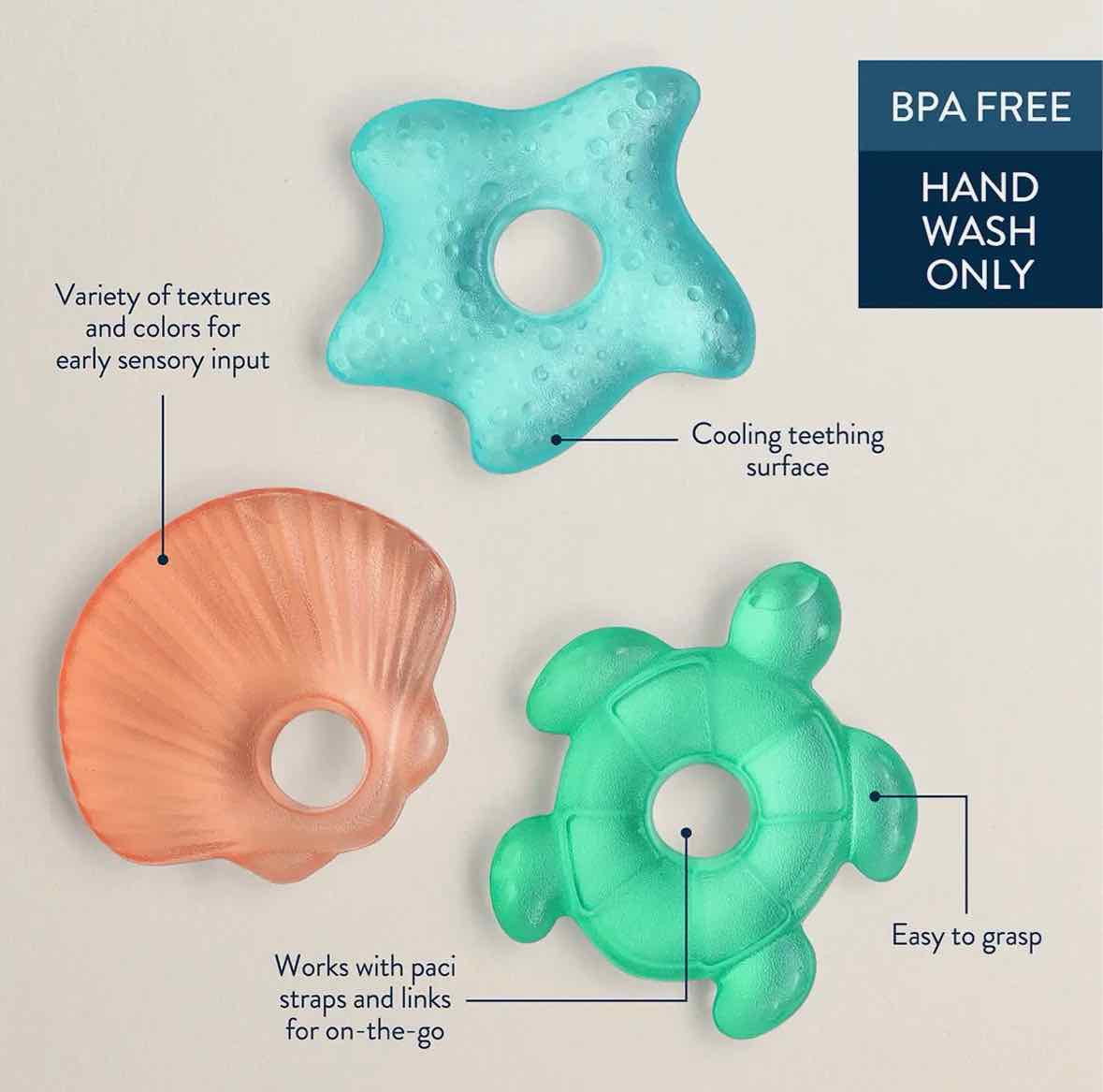 Itzy Ritzy Teething Coolers - More Options - OodlesCB