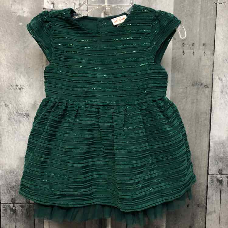 Size 18 Months Green Cat & Jack Dress