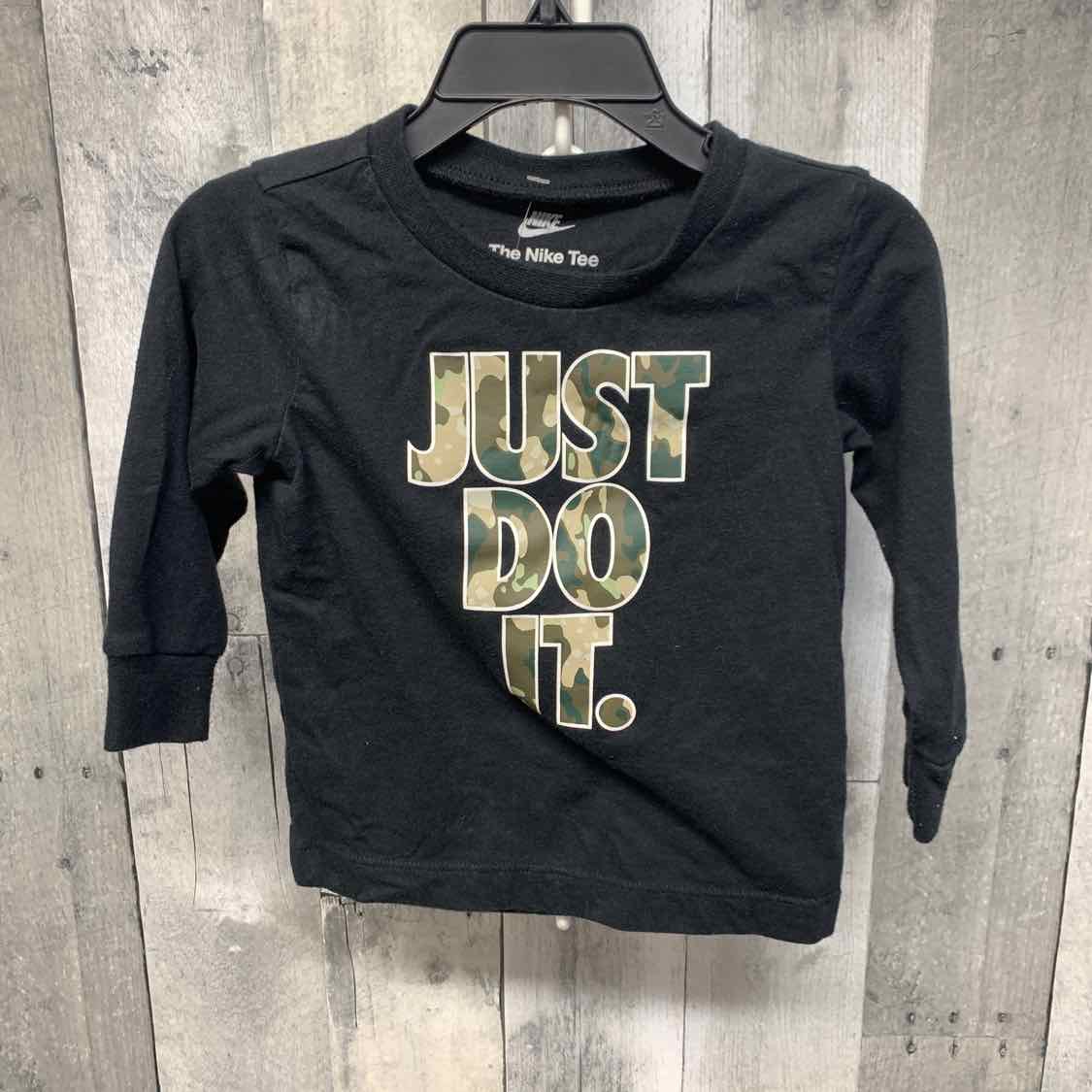 Size 18 Months Black/Green Sport Brand Long Sleeve Shirt