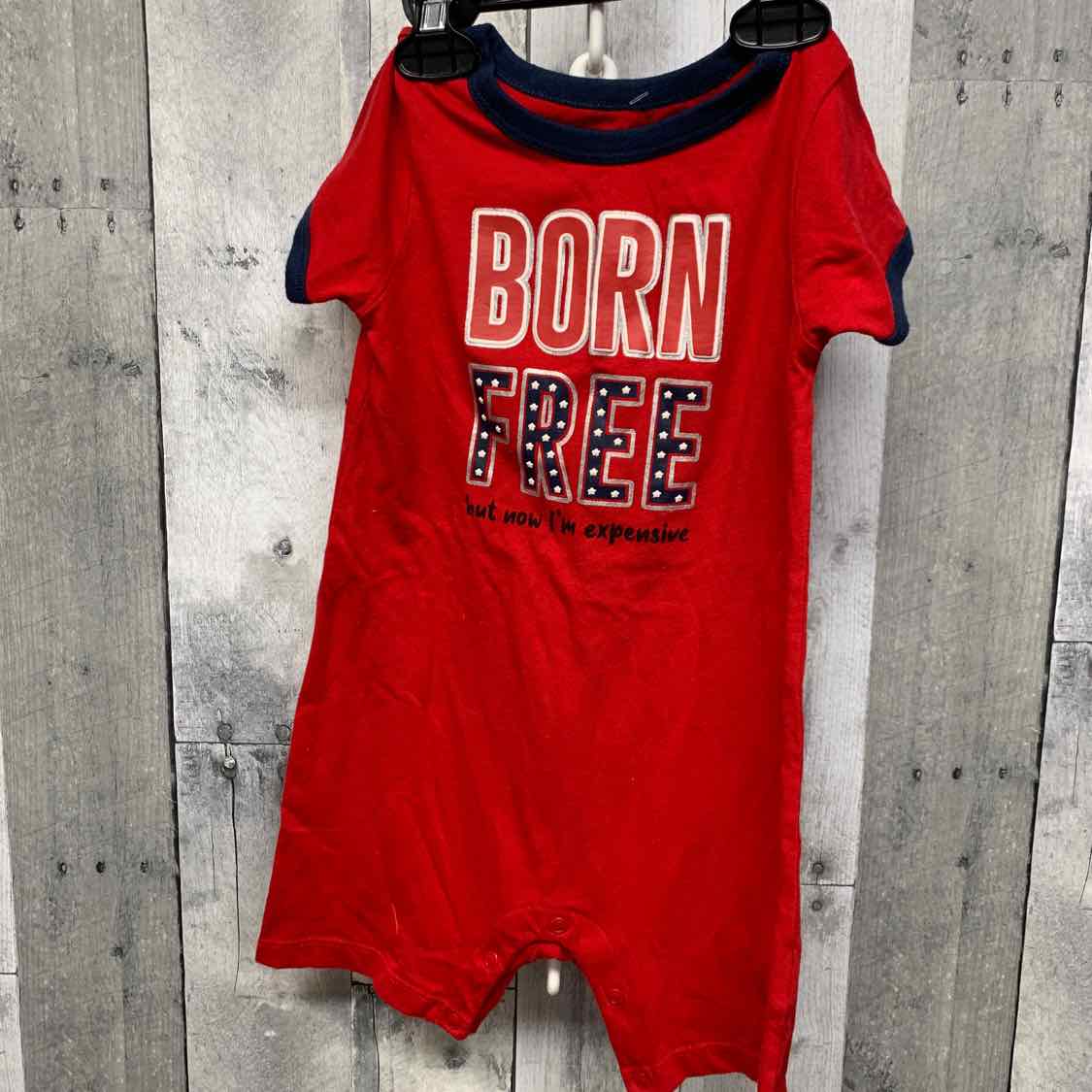 Size 24 Months Red/Navy Holiday Brands Romper