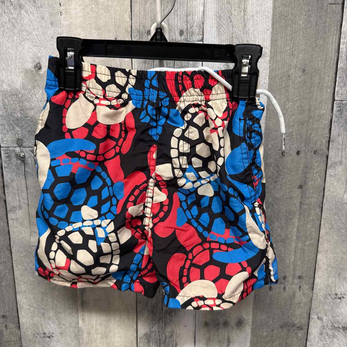 Size 6 Blue/Red B Brand Swim Trunks