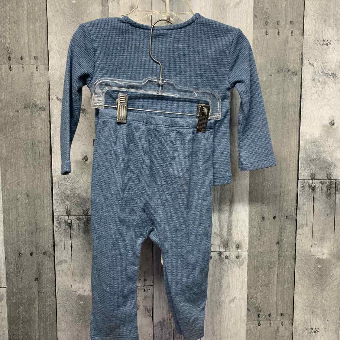 Size 12 Months Blue Modern Moments by Gerber Shirt/Pants