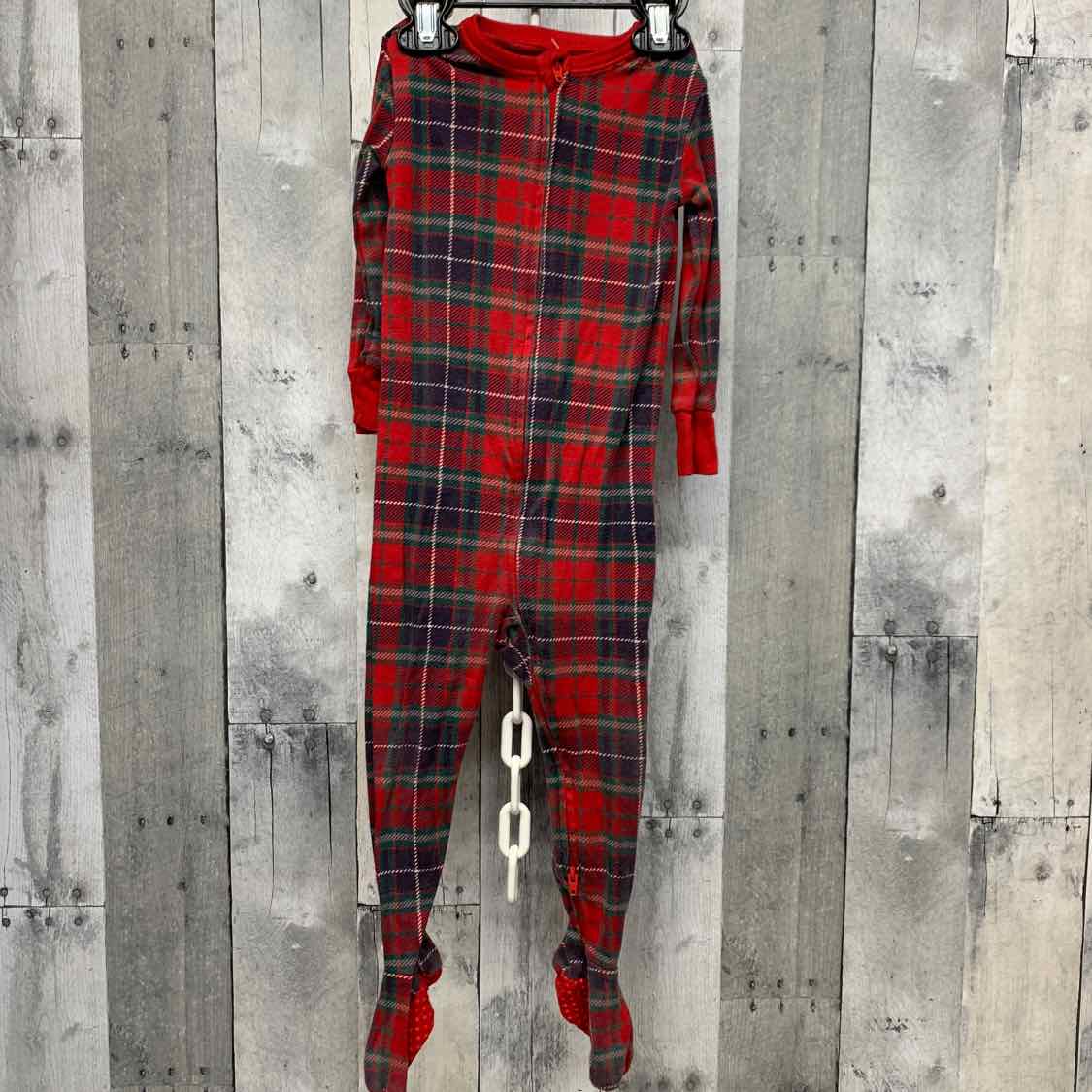 Size 18-24 Months Red/Green Old Navy Footy PJs