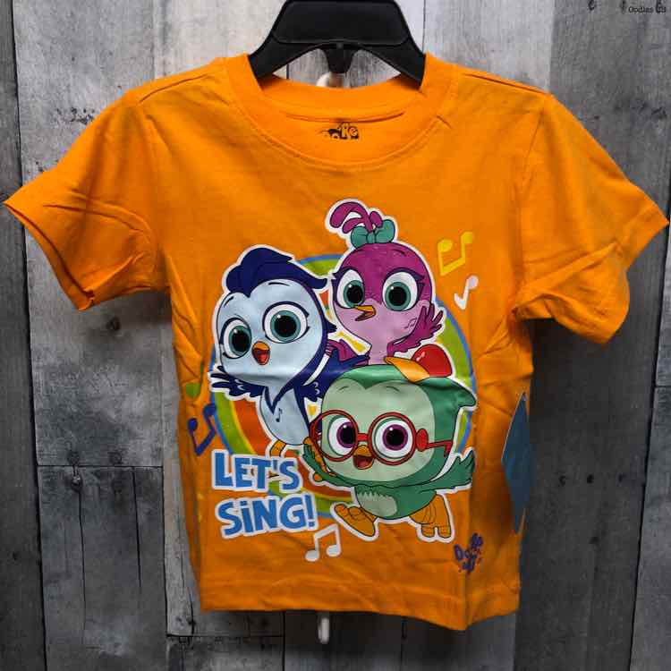 Size 2T Orange Graphic B Brand T Shirt