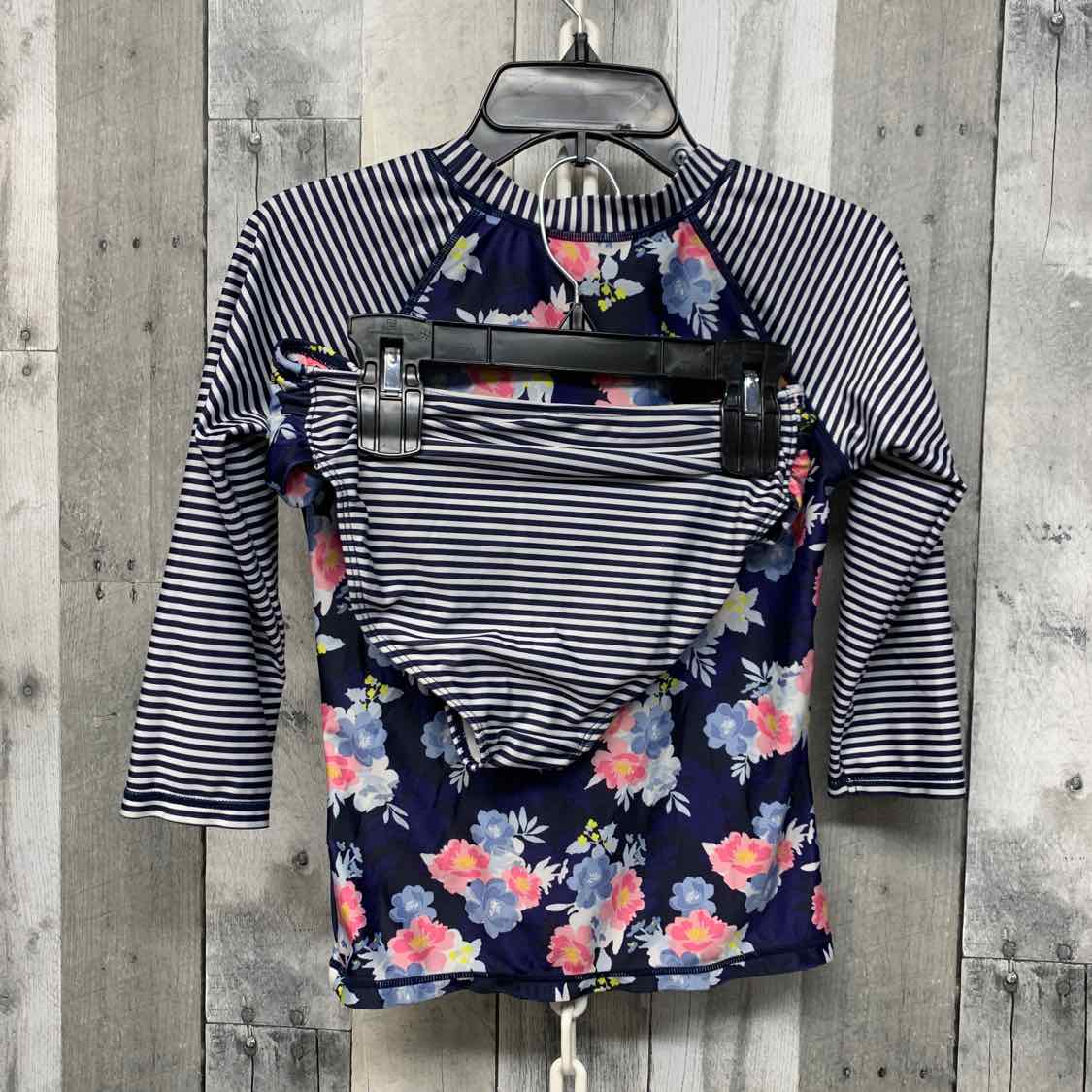 Size 12 Navy Floral Nautica 2pc PJs