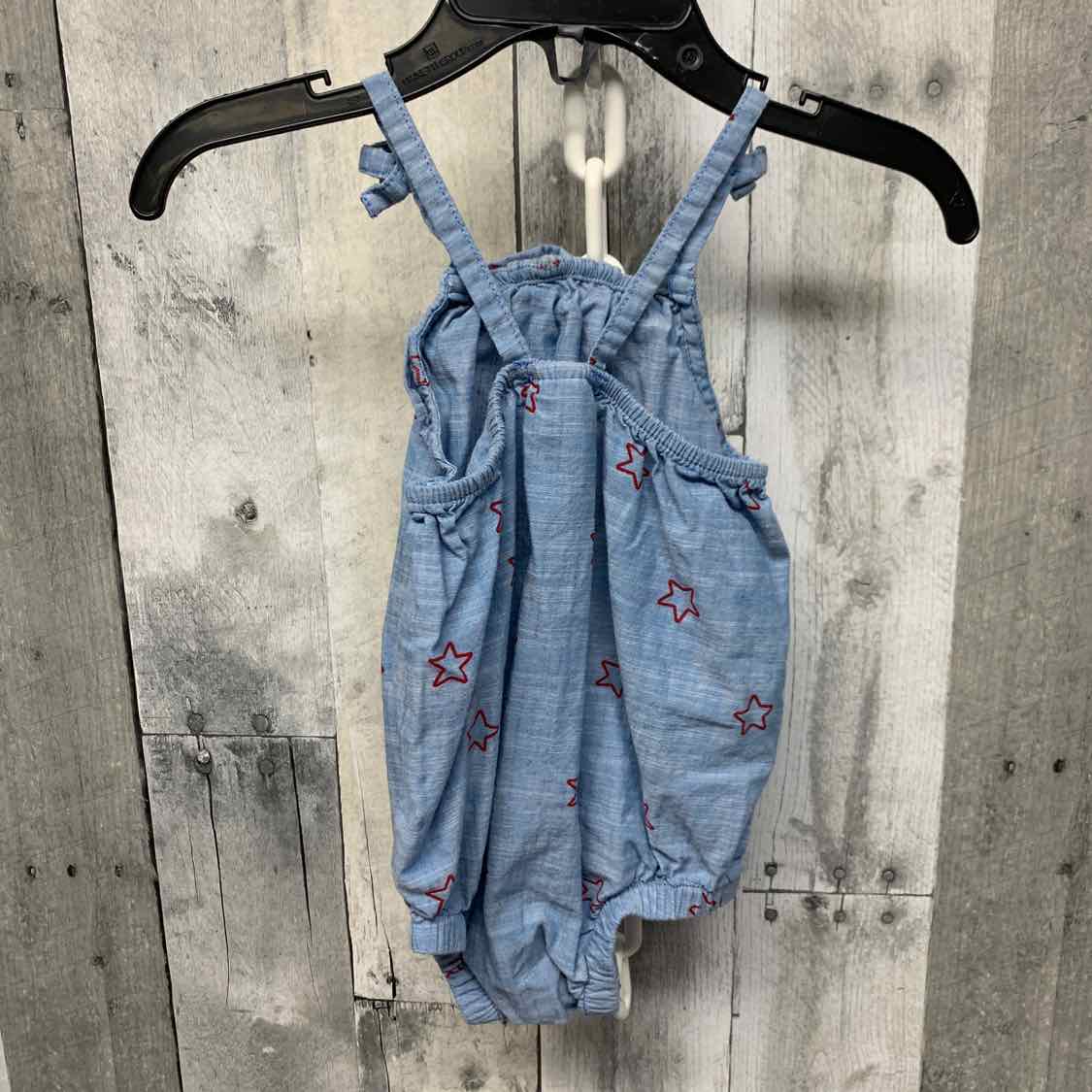 Size 6-9 Months Blue/Red Cat & Jack Romper