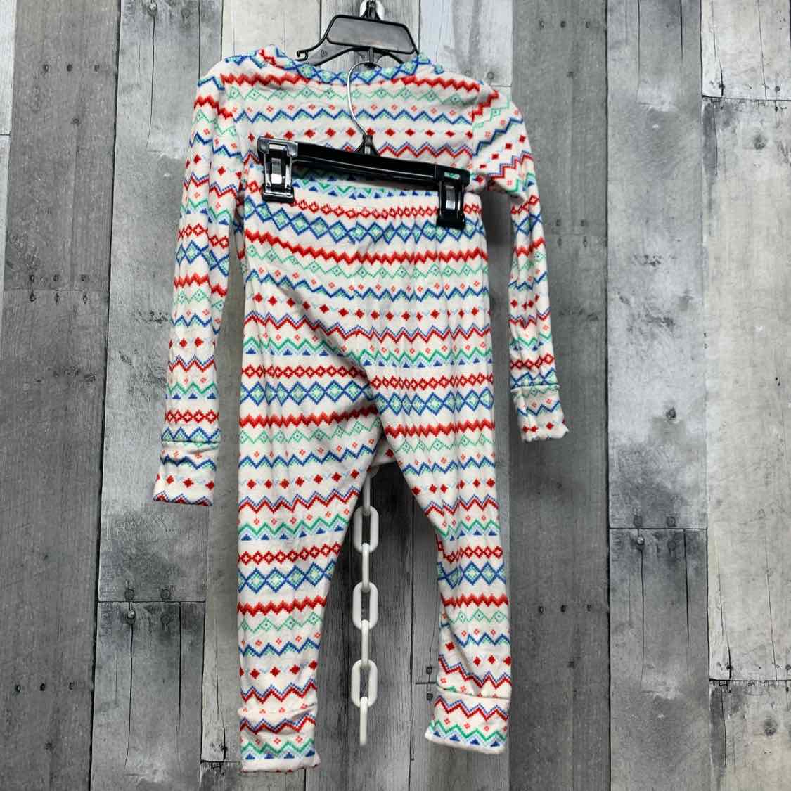 Size 3T Red/Green Target 2pc PJs