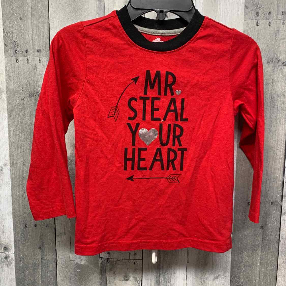 Size 5T Red/Black Holiday Brands Long Sleeve Shirt