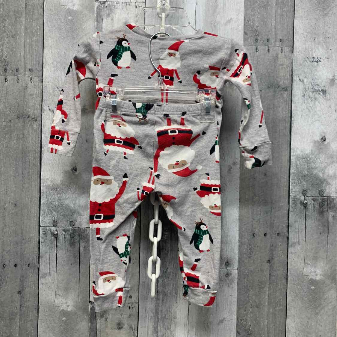 Size 12 Months Gray/Red Carter's 2pc PJs