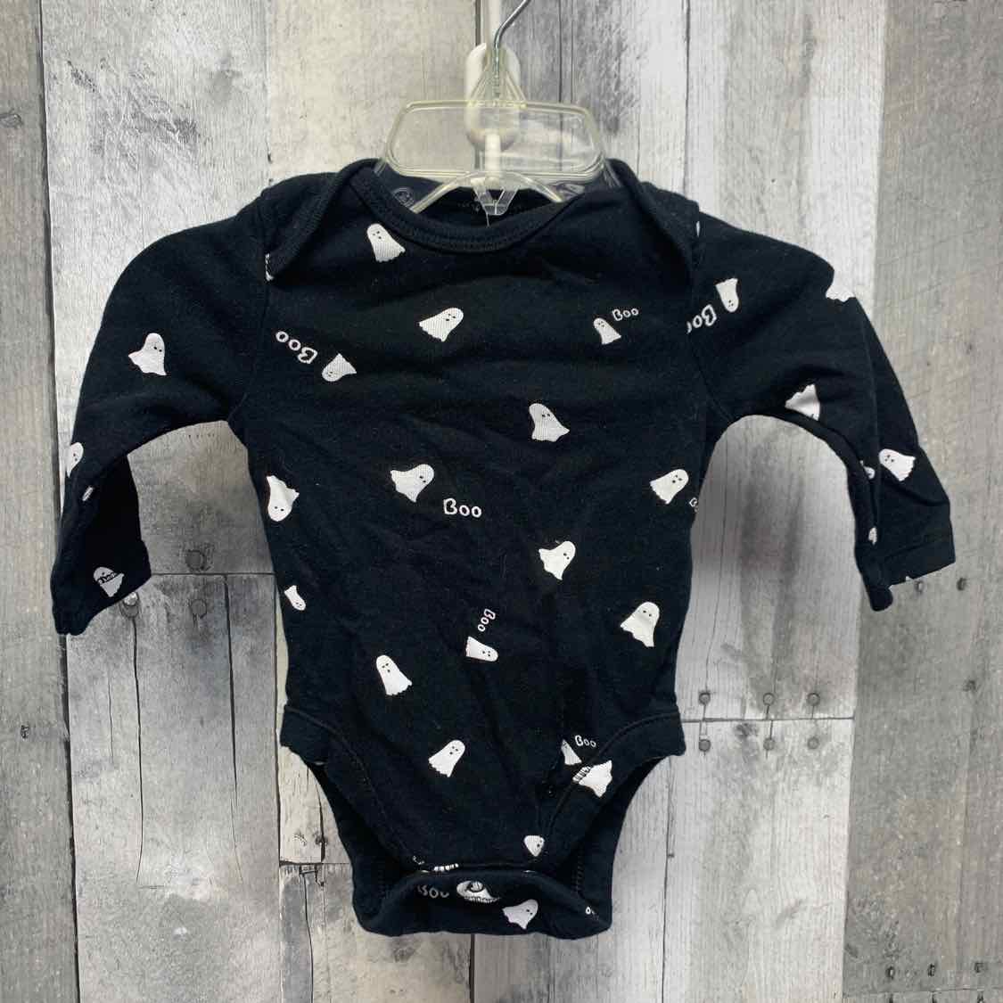 Size 0-3 Months Black/White Old Navy Bodysuit