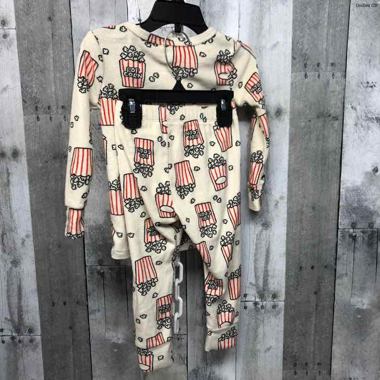 Size 2T Tan Cat & Jack 2pc PJs