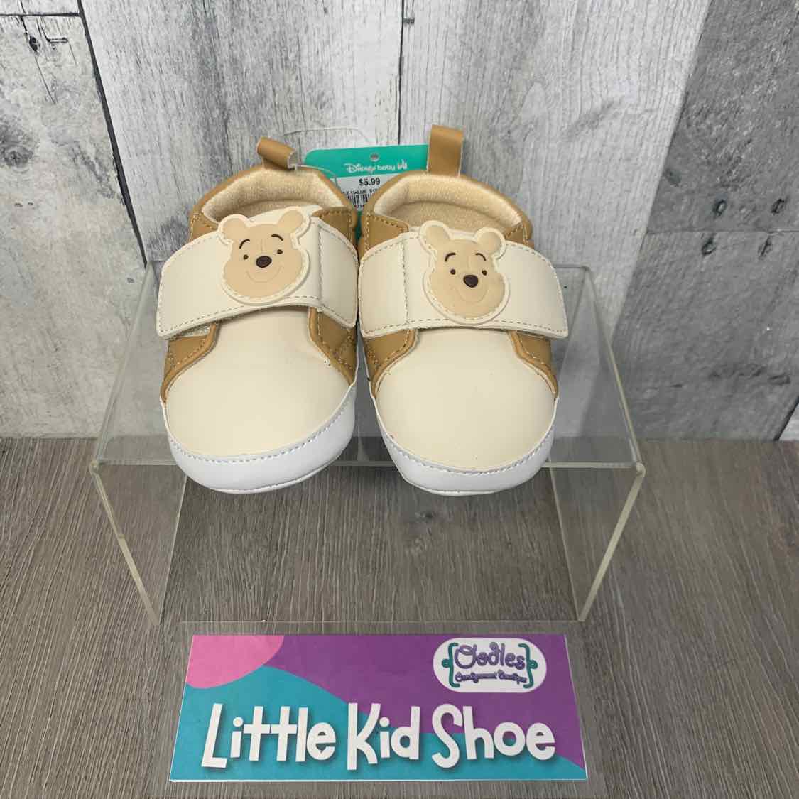 Size 3 Tan/Brown Disney Soft Sole Shoes