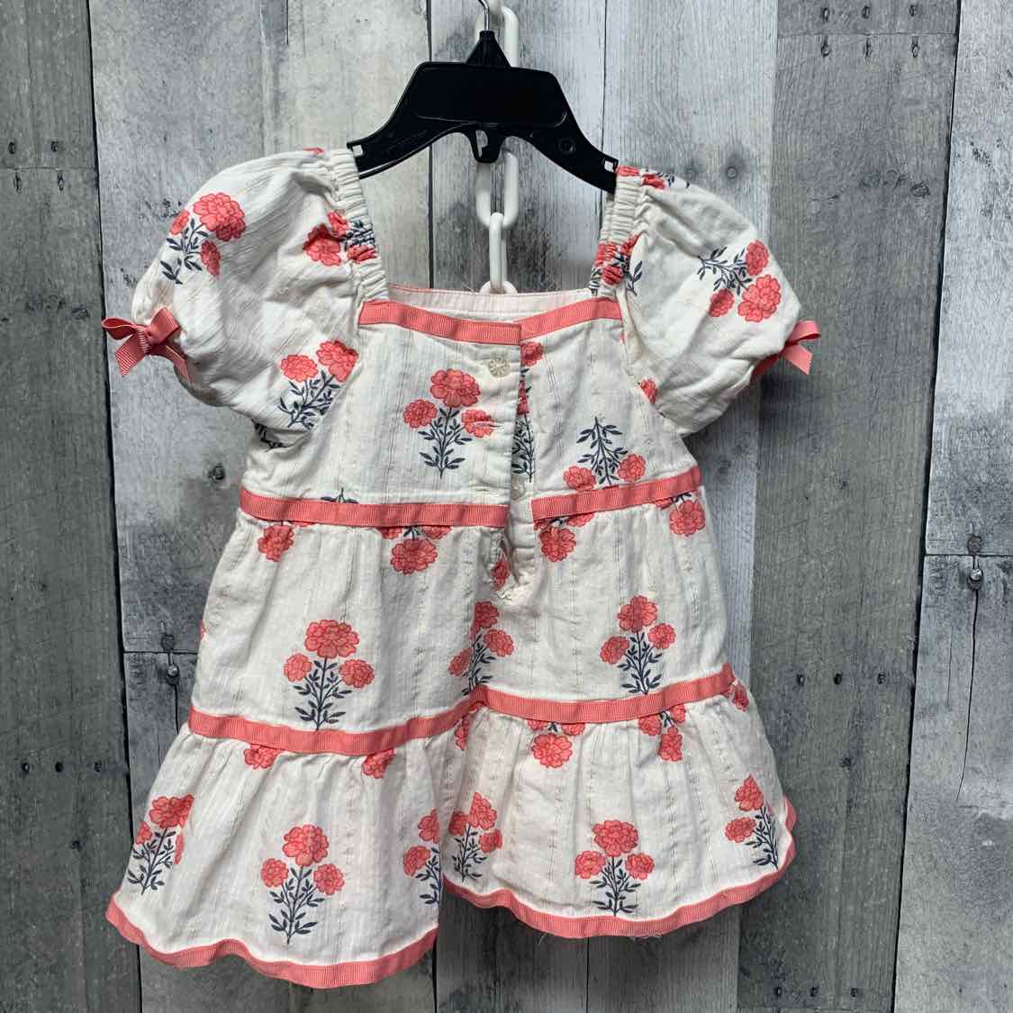 Size 2T White/Pink B Brand Dress
