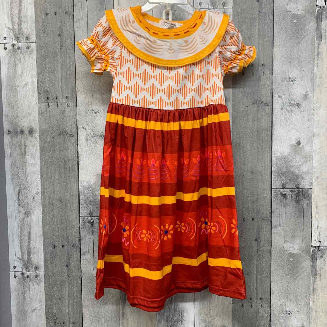 Size 3/4 Red/Orange Presley Couture Dress