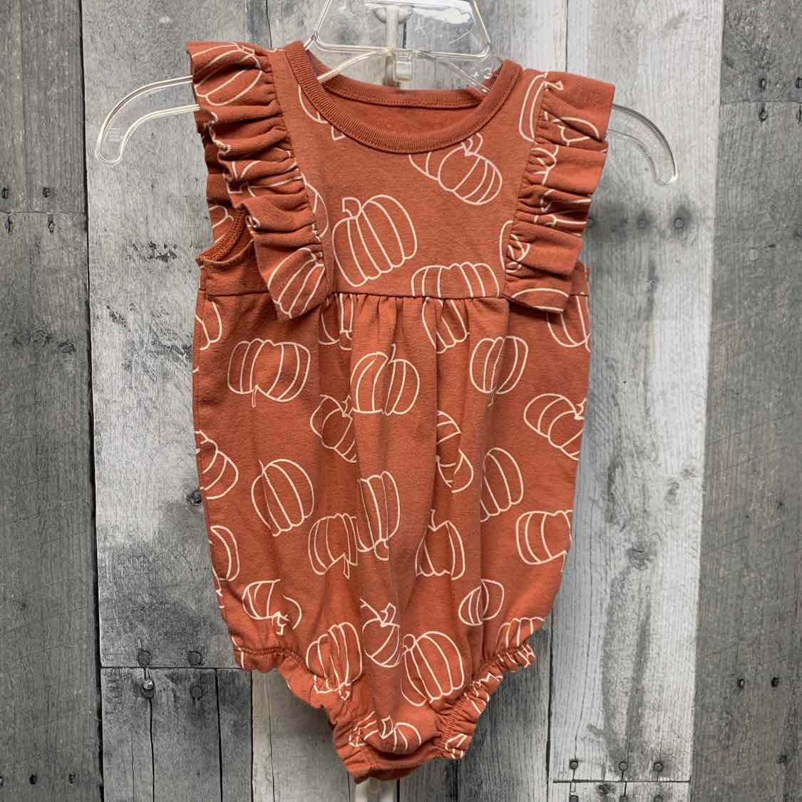 Size 6-9 Months Brown Print Cat & Jack Romper