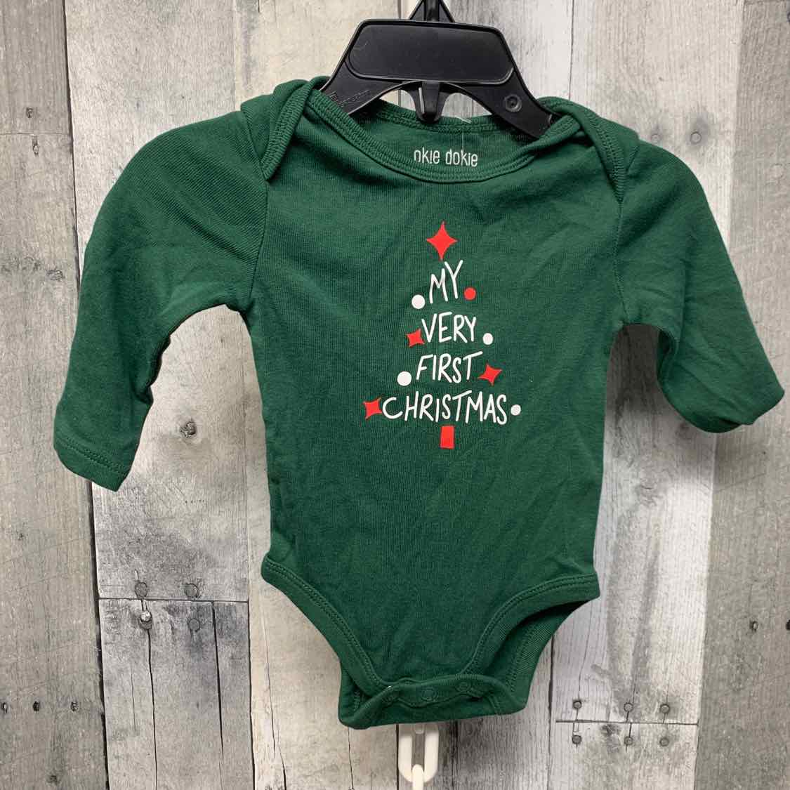 Size 6 Months Green Okie Dokie Bodysuit