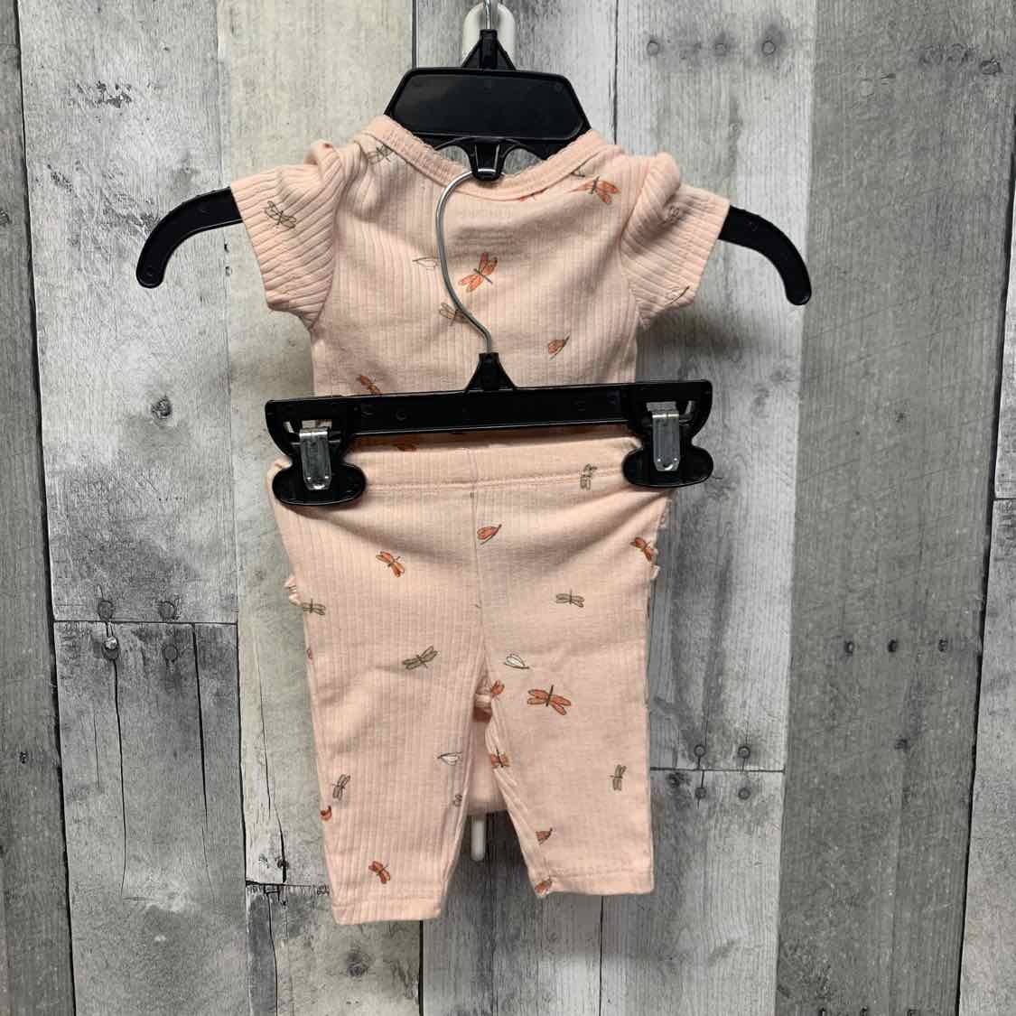 Size Newborn Pink/Red Just One You Shirt/Leggings