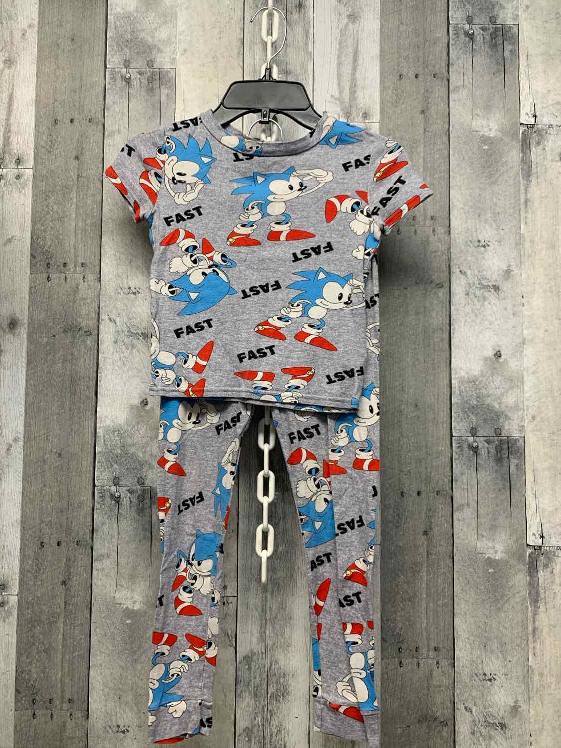 Size 6 Gray Print Mid Brand 2pc PJs