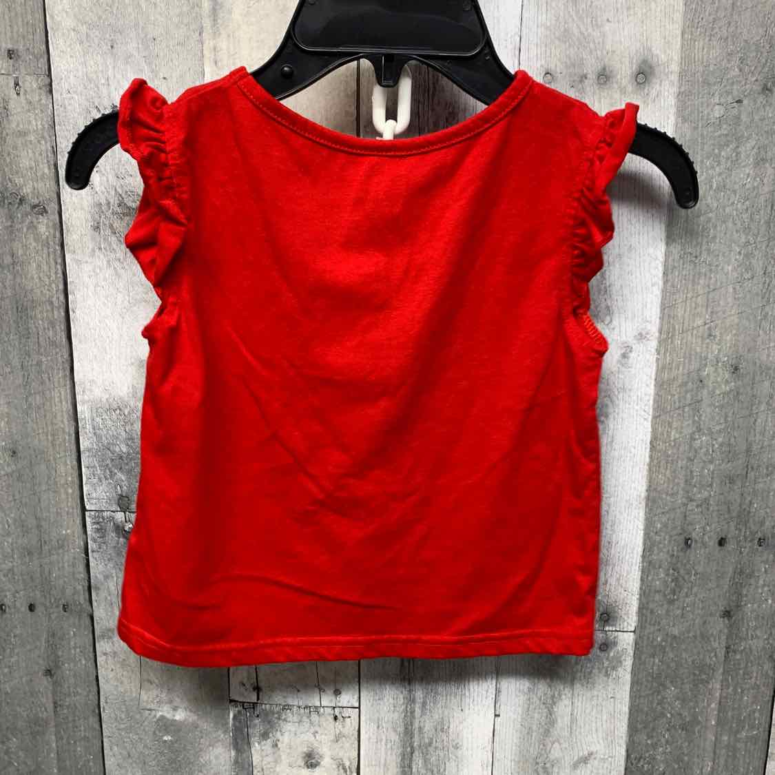 Size 6 Red Graphic B Brand T Shirt