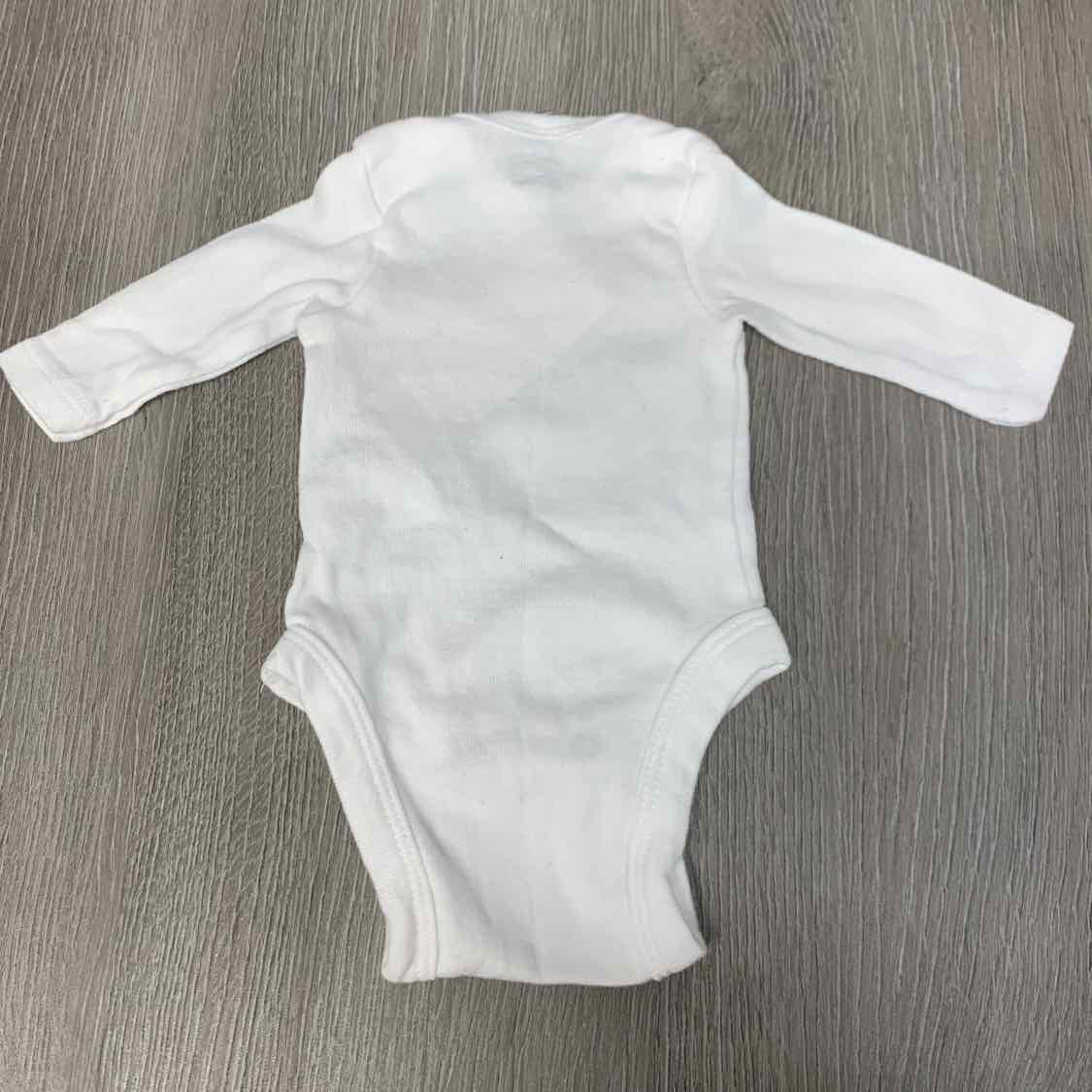 Size Preemie White Gerber Bodysuit - OodlesCB