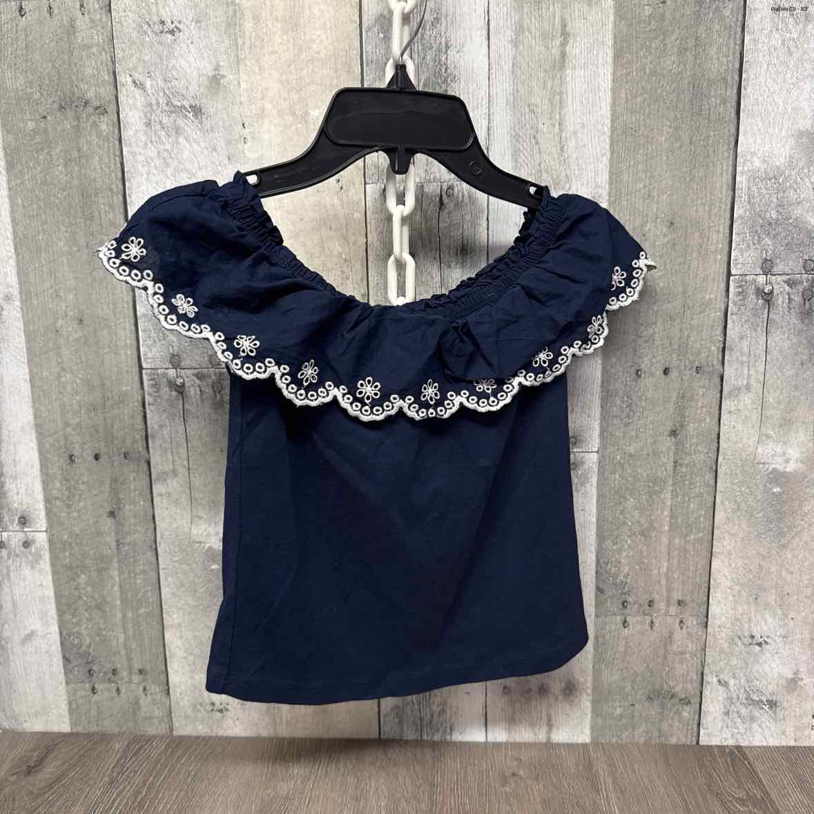 Size 6 Navy Gymboree Short Sleeve Shirt