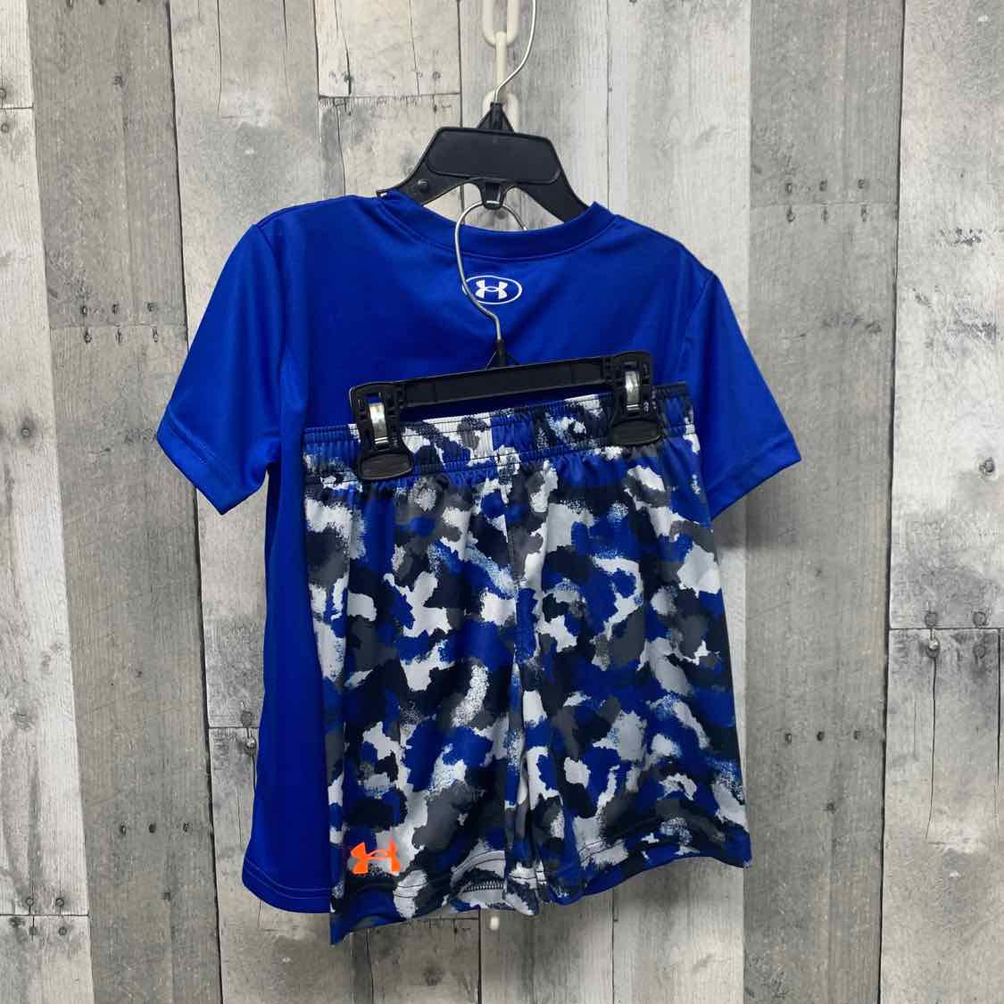 Size 5 Blue/Black Sport Brand Shirt/Shorts