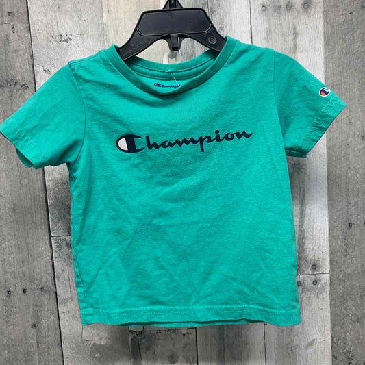 Size 18 Months Green/Navy Champion T Shirt