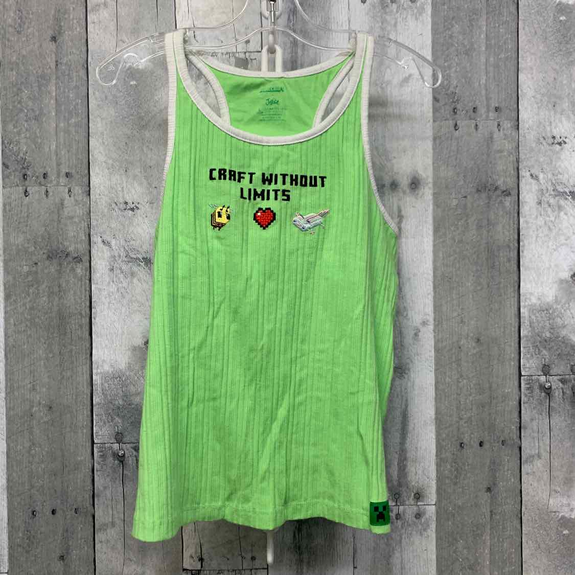 Size Large Green Justice Tank Top - OodlesCB