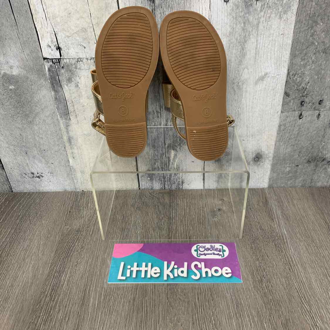 Size 8 Gold Cat & Jack Sandals