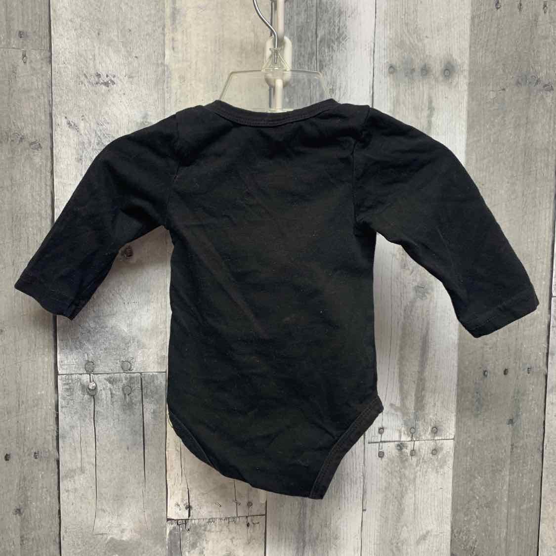 Size 6 Months Black Graphic Mid Brand Bodysuit