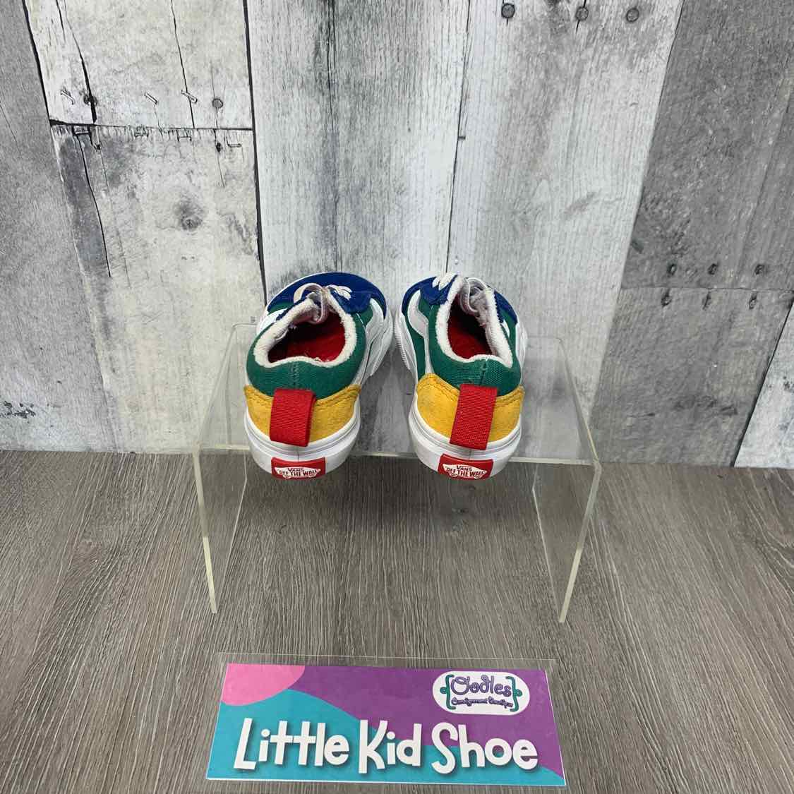 Size 5 Blue/Green Vans Sneakers