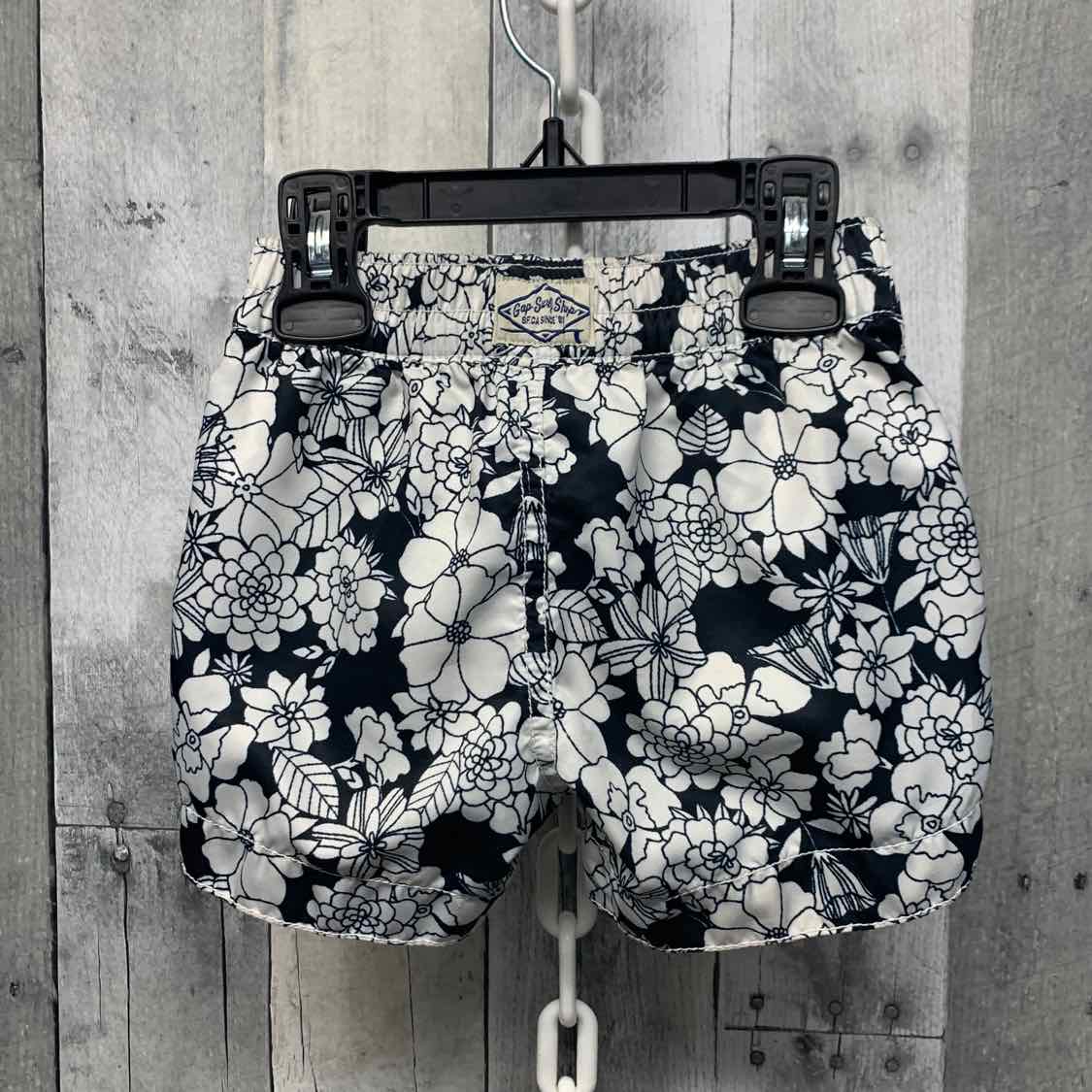 Size 12-18 Months Black/White Gap Swim Trunks
