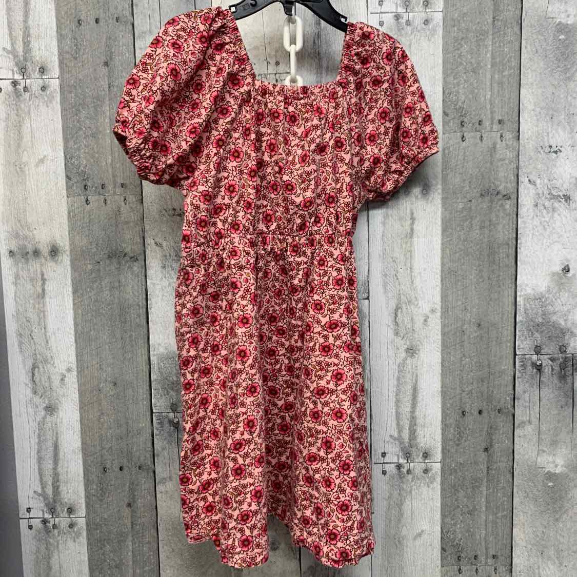 Size 8 Pink Floral Print Crew Cuts Dress
