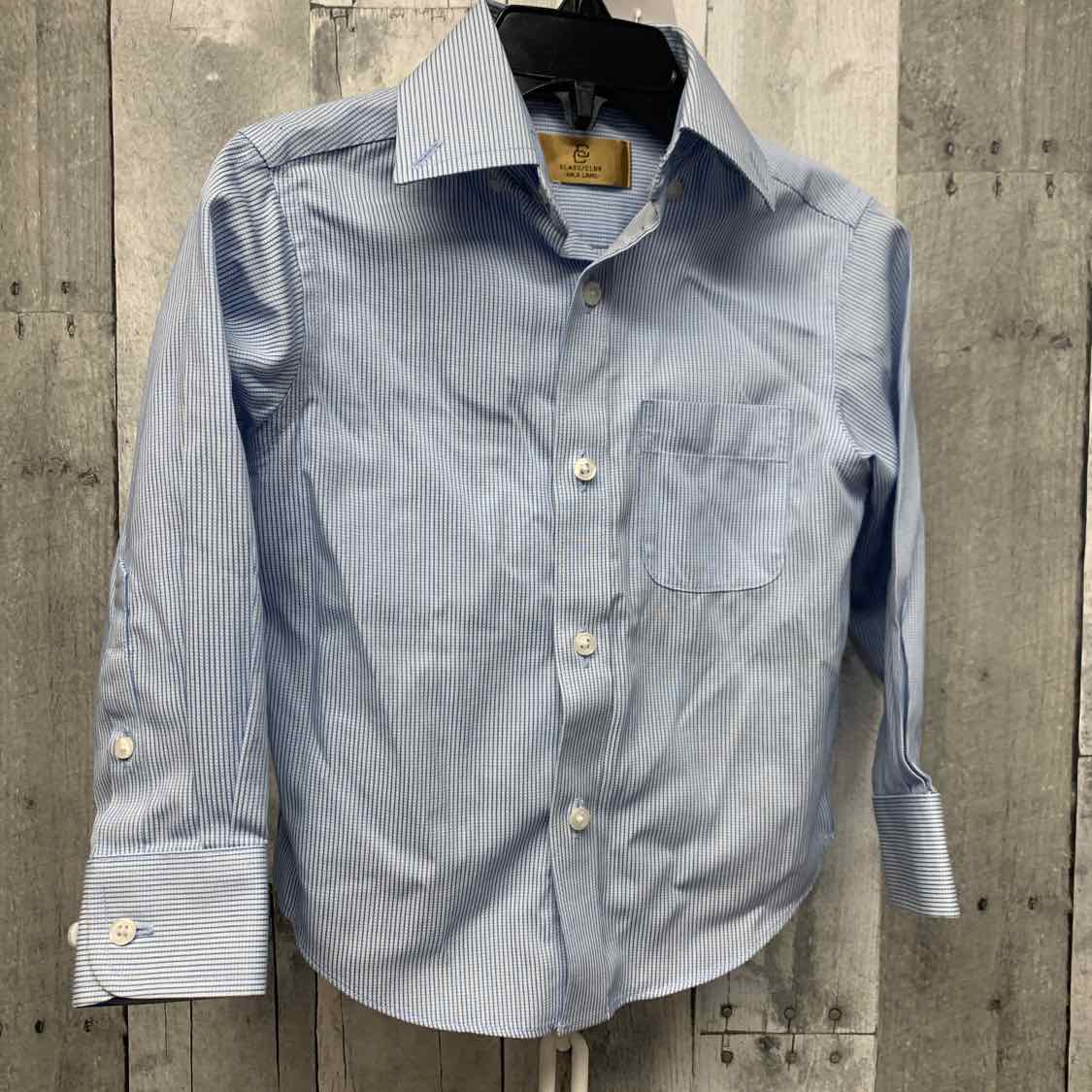 Size 2/3 Blue/White Class Club LS Button Up