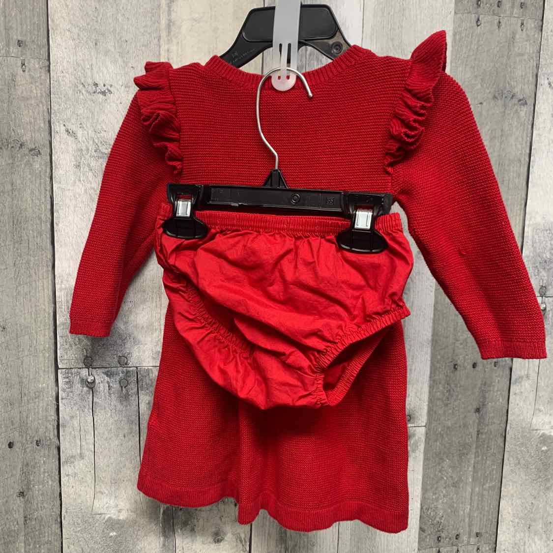 Size 12 Months Red Just One You 2pc Dress