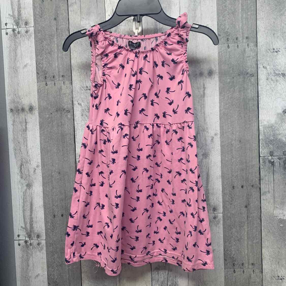 Size 6 Pink/Navy Picapino Dress - Knit