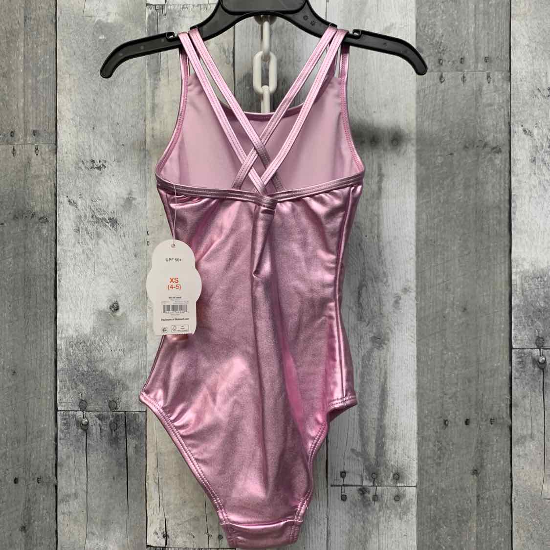 Size 4/5 Pink Wonder Nation Swim Suit - 1pc - OodlesCB