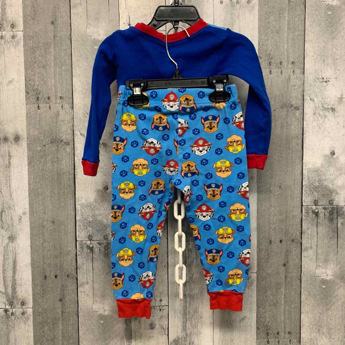 Size 3T Blue Graphic Paw Patrol 2pc PJs