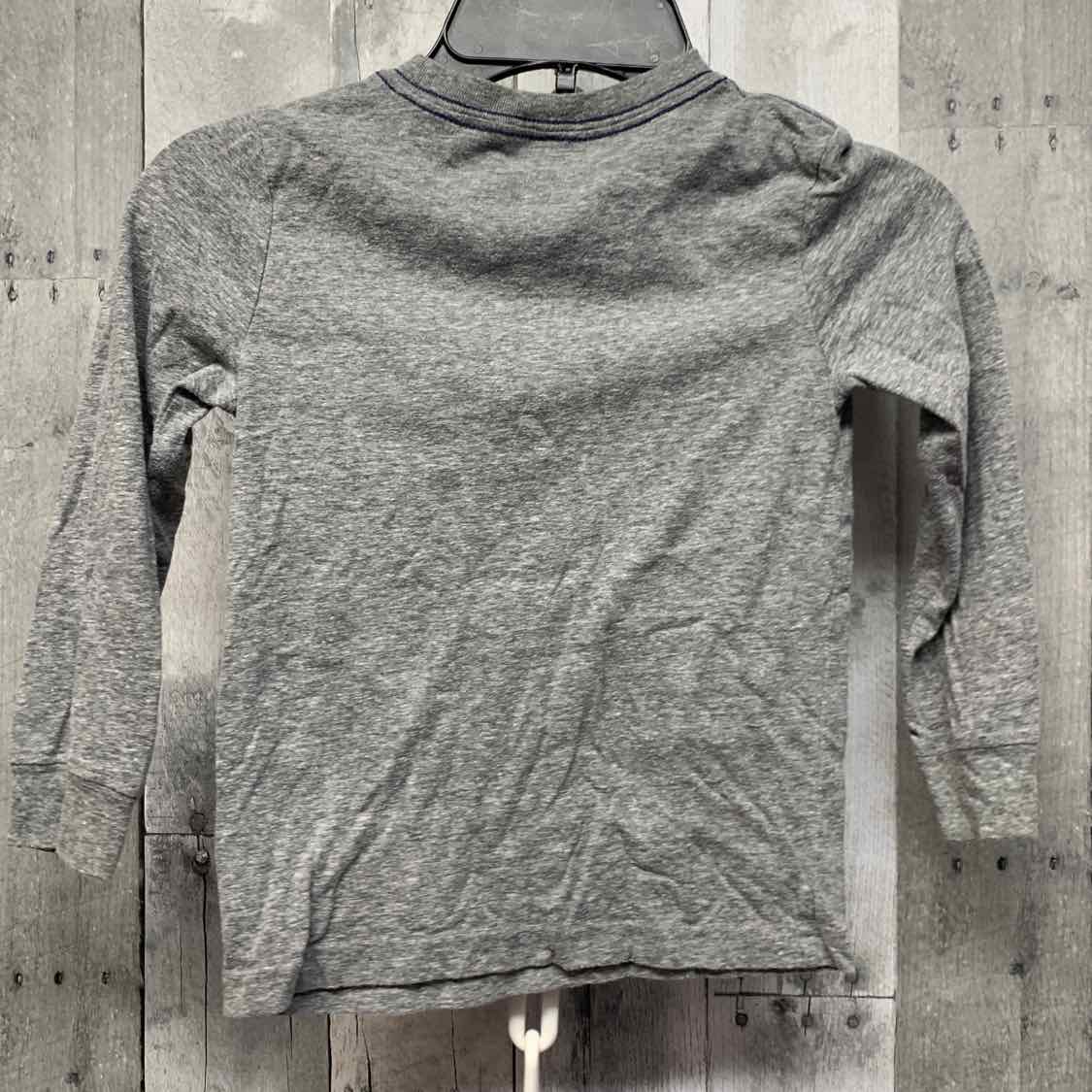 Size 4T Gray Carter's Long Sleeve Shirt