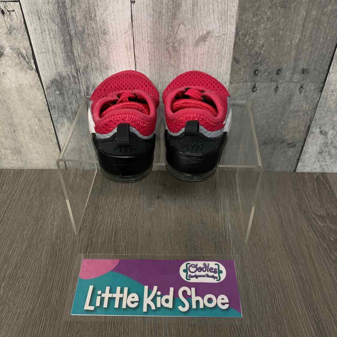 Size 4 Pink/Black Sport Brand Sneakers - OodlesCB